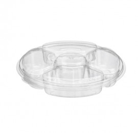 5 Compartment Large Appetizers Container