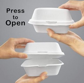 6"x6"x3" Food Takeout Container
